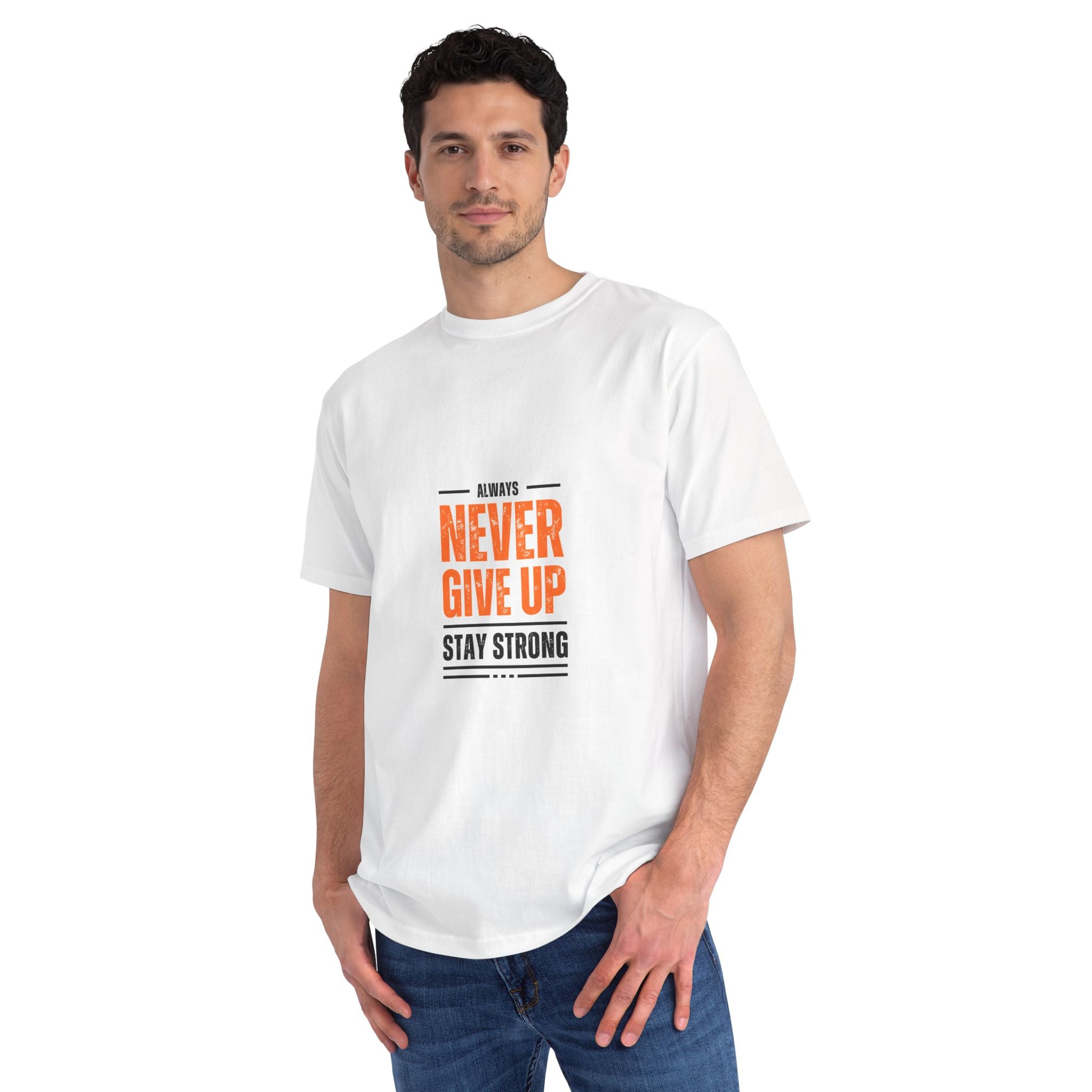 Inspirational Organic Unisex T-Shirt, Motivational Tee, Gift for Men and Women, Encouragement Apparel, Workout Shirt