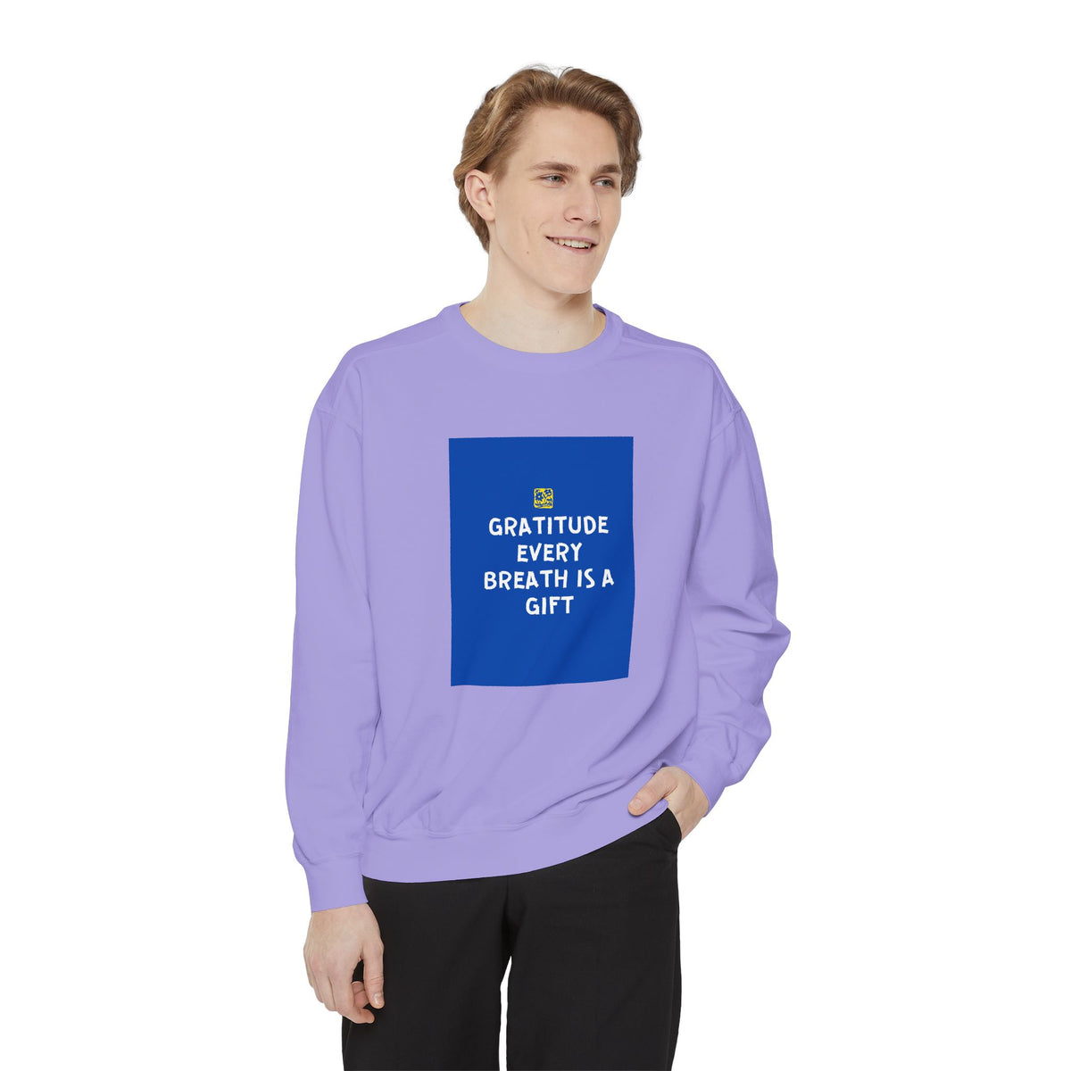 Sweatshirt, Cozy Crewneck, Gift for Her, Mindfulness Apparel, Inspirational Sweatshirt, Everyday Reminder