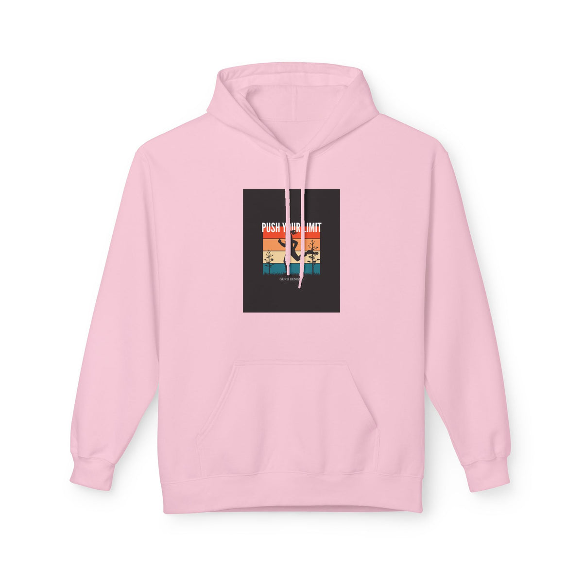 Retro Surfing Hoodie — Vintage Sunset 'High Tide' Graphic