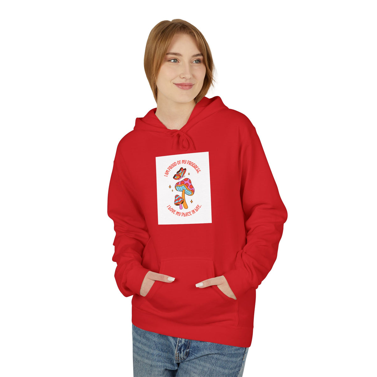 Cozy Fleece Hoodie for Every Occasion | Unisex Midweight Sweatshirt | Perfect Gift for Friends and Family, Relaxed Vibe, Casual Wear