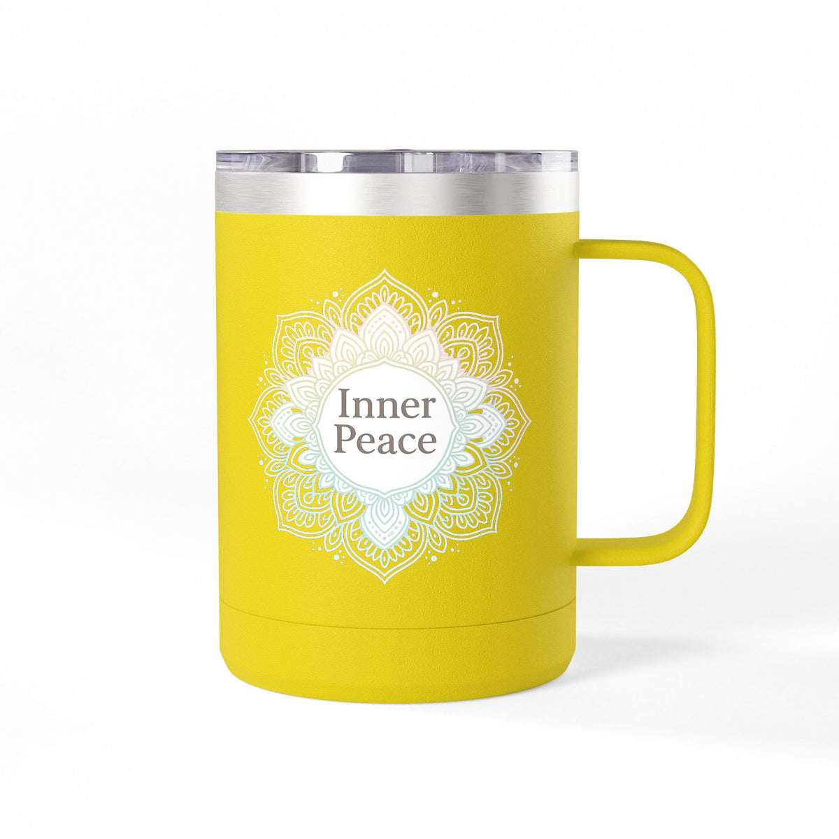 Inner Peace Coffee Mug Tumbler - 15oz | Relaxation & Mindfulness Gift