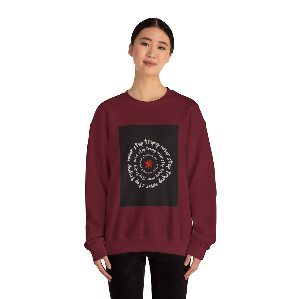 Inspirational Quote Crewneck Sweatshirt, Cozy Unisex Sweatshirt for Everyday, Motivational Gift, Perfect for Fall, Casual Wear