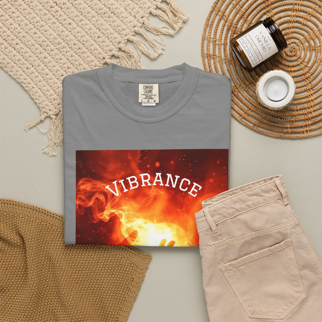 Vibrant Energy Unisex Garment-Dyed T-Shirt - Perfect for Daily Wear & Celebrations