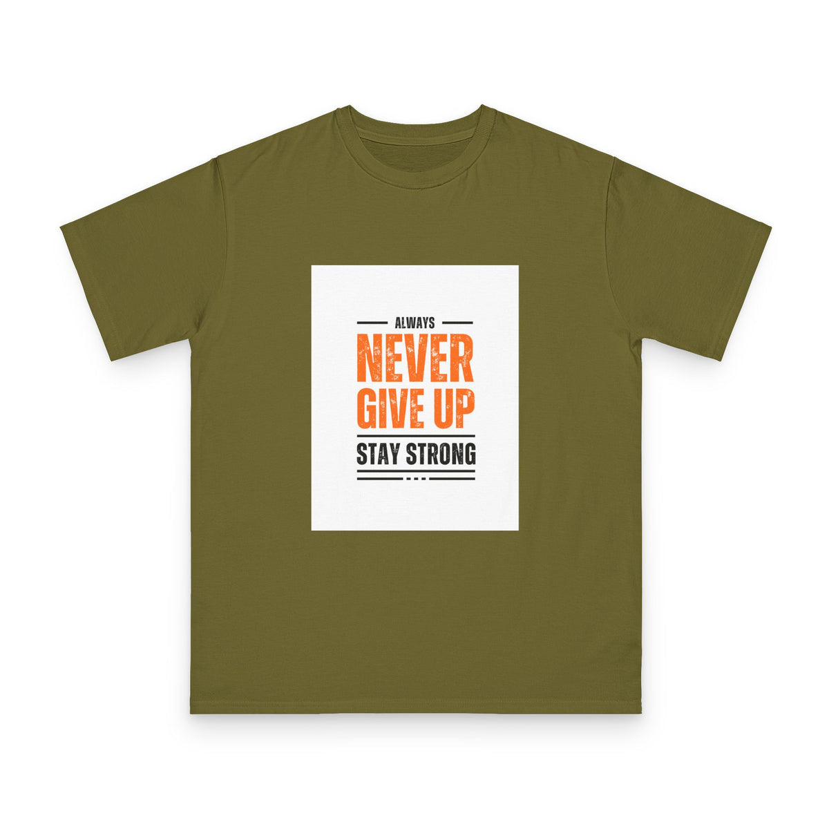 Inspirational Organic Unisex T-Shirt, Motivational Tee, Gift for Men and Women, Encouragement Apparel, Workout Shirt