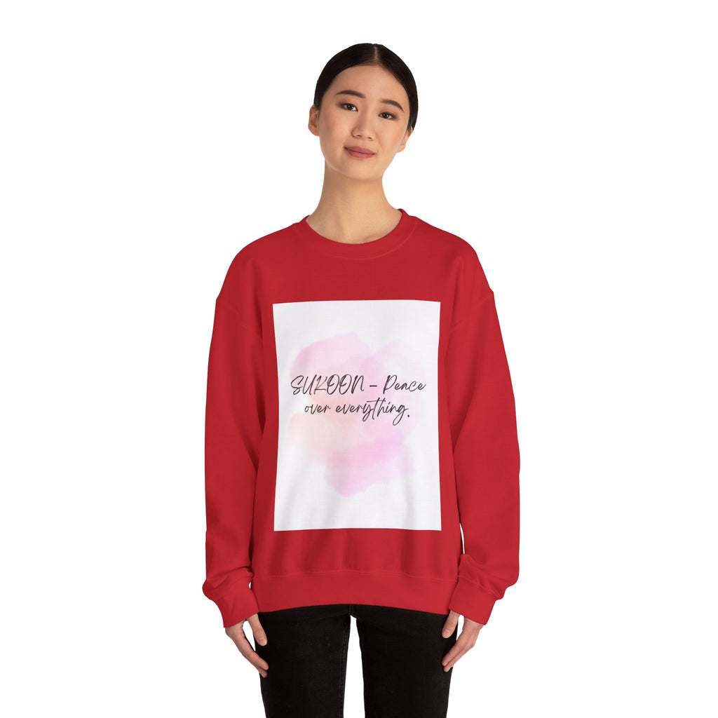 Inspirational Sweatshirt, Cozy Crewneck Sweatshirt for Mindfulness, Motivational Gift for Her, Relaxed Fit, Perfect for All Seasons