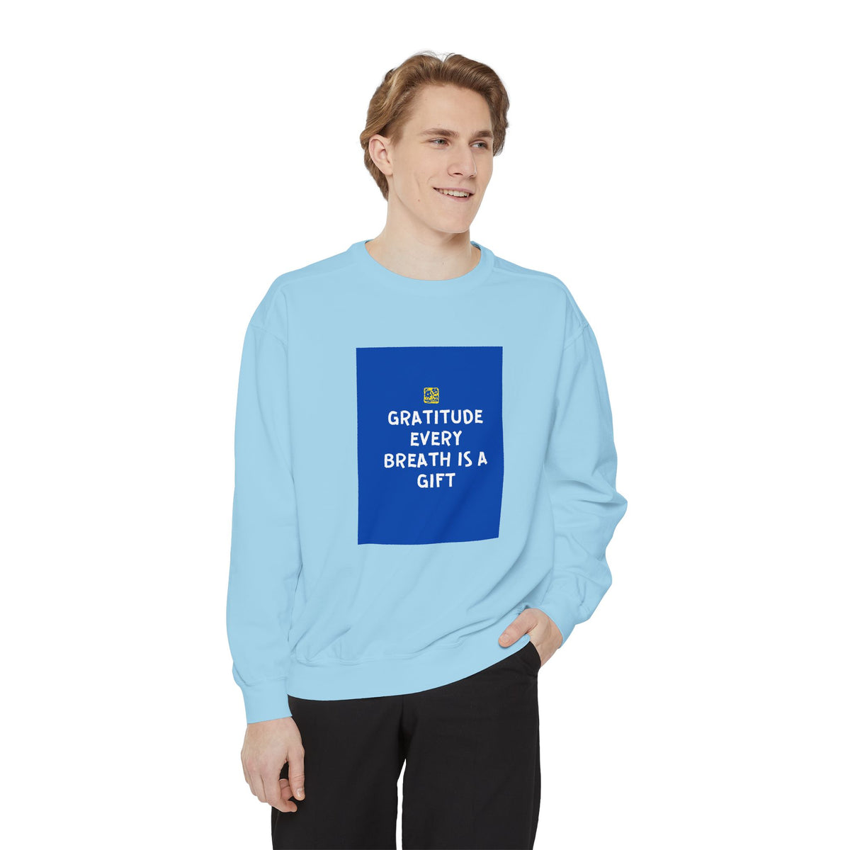 Sweatshirt, Cozy Crewneck, Gift for Her, Mindfulness Apparel, Inspirational Sweatshirt, Everyday Reminder