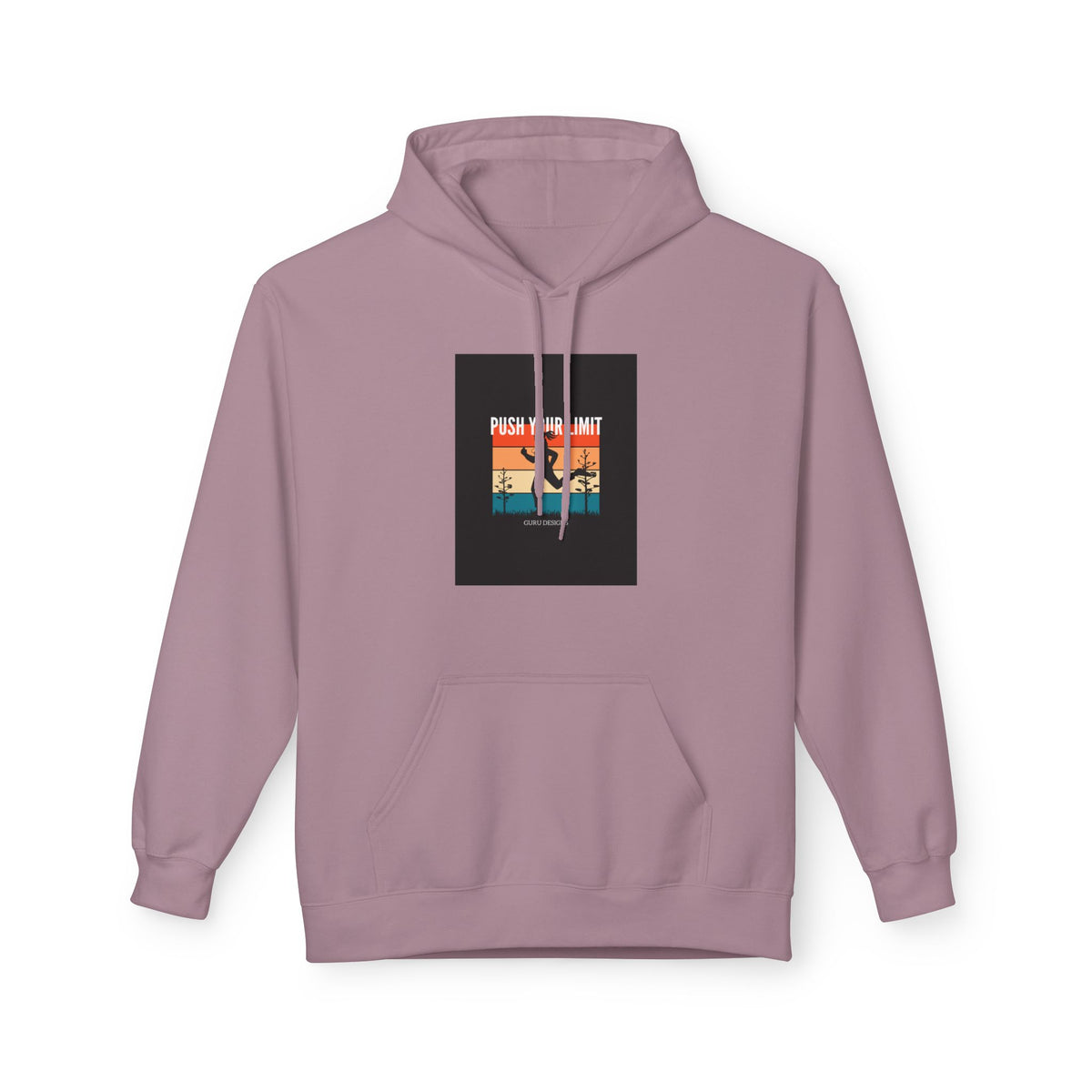 Retro Surfing Hoodie — Vintage Sunset 'High Tide' Graphic