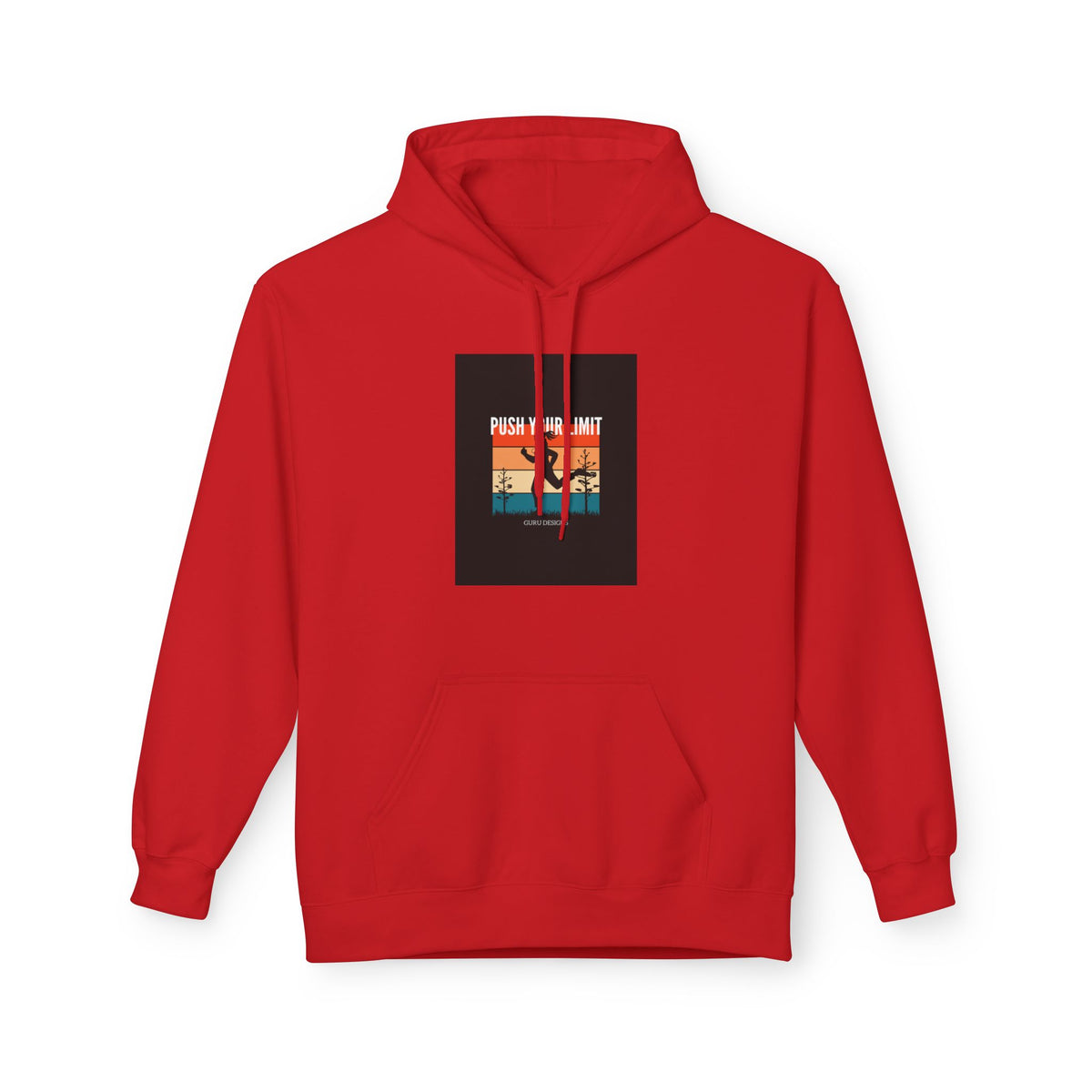 Retro Surfing Hoodie — Vintage Sunset 'High Tide' Graphic