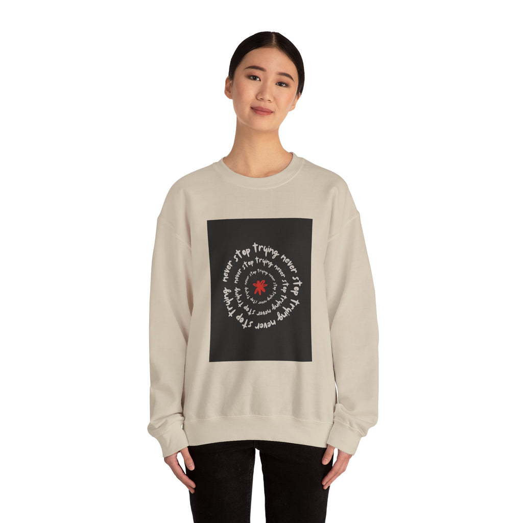 Inspirational Quote Crewneck Sweatshirt, Cozy Unisex Sweatshirt for Everyday, Motivational Gift, Perfect for Fall, Casual Wear