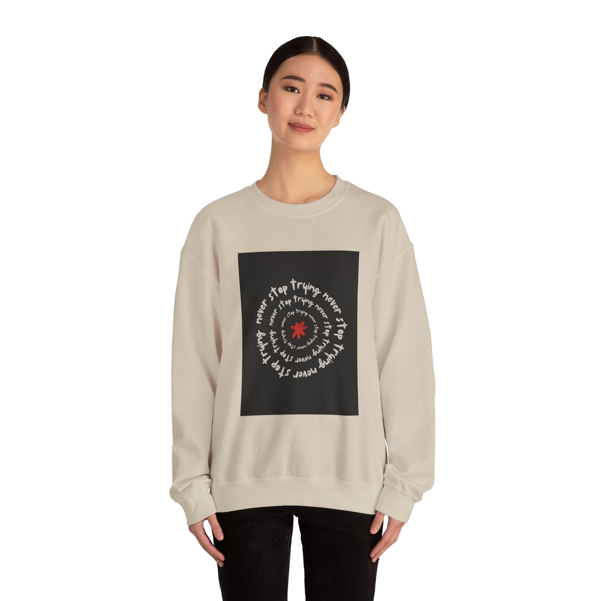 Inspirational Quote Crewneck Sweatshirt, Cozy Unisex Sweatshirt for Everyday, Motivational Gift, Perfect for Fall, Casual Wear