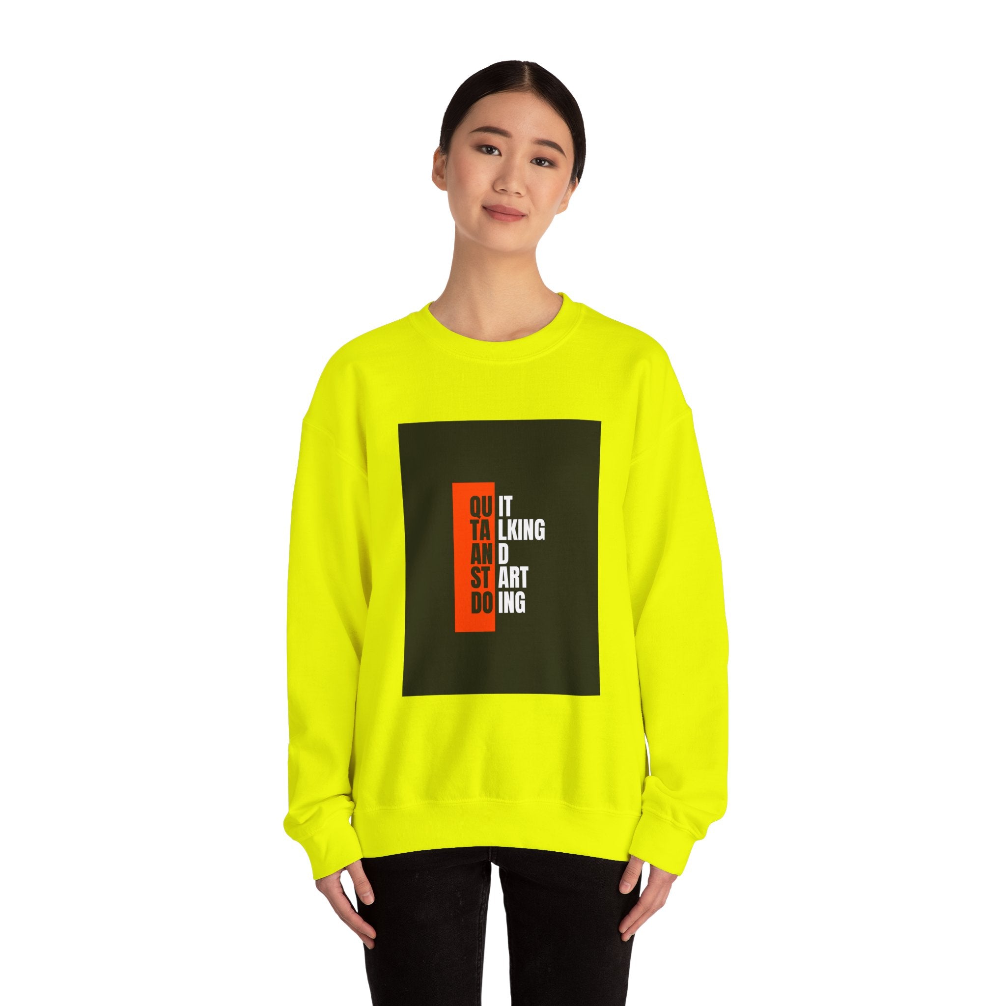 Motivational  Sweatshirt, Unisex Crewneck, Casual Wear, Gift for Dreamers, Cozy Fashion, Goal Setting Apparel