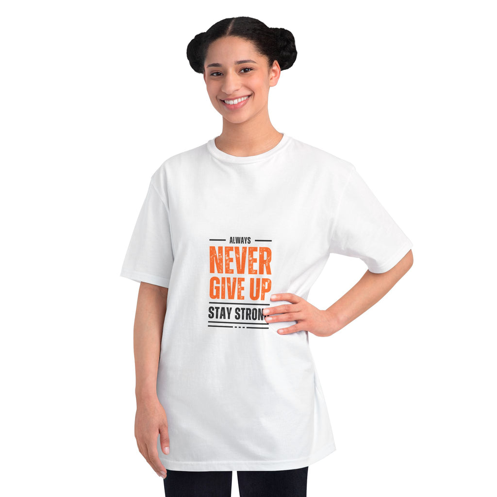 Inspirational Organic Unisex T-Shirt, Motivational Tee, Gift for Men and Women, Encouragement Apparel, Workout Shirt