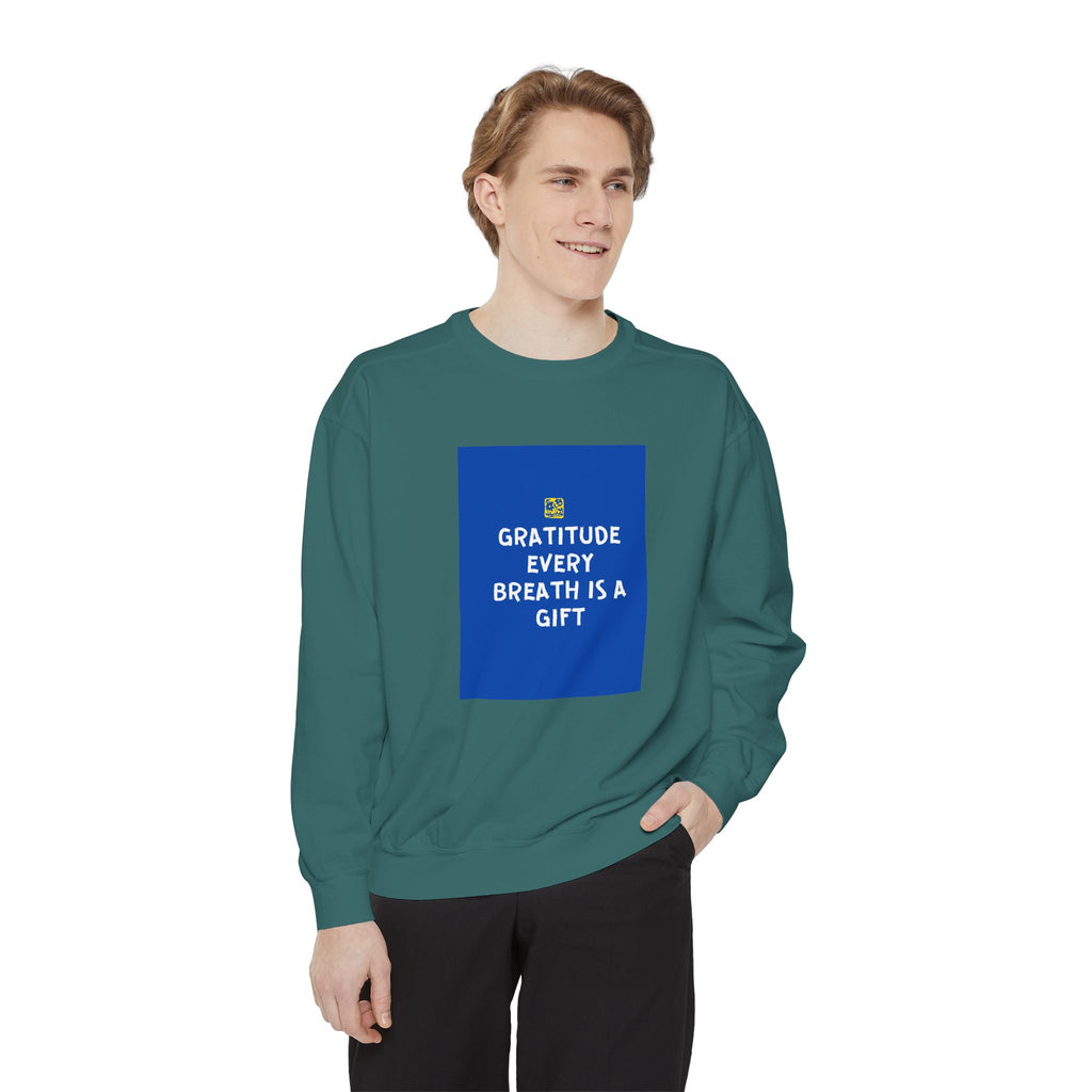 Sweatshirt, Cozy Crewneck, Gift for Her, Mindfulness Apparel, Inspirational Sweatshirt, Everyday Reminder
