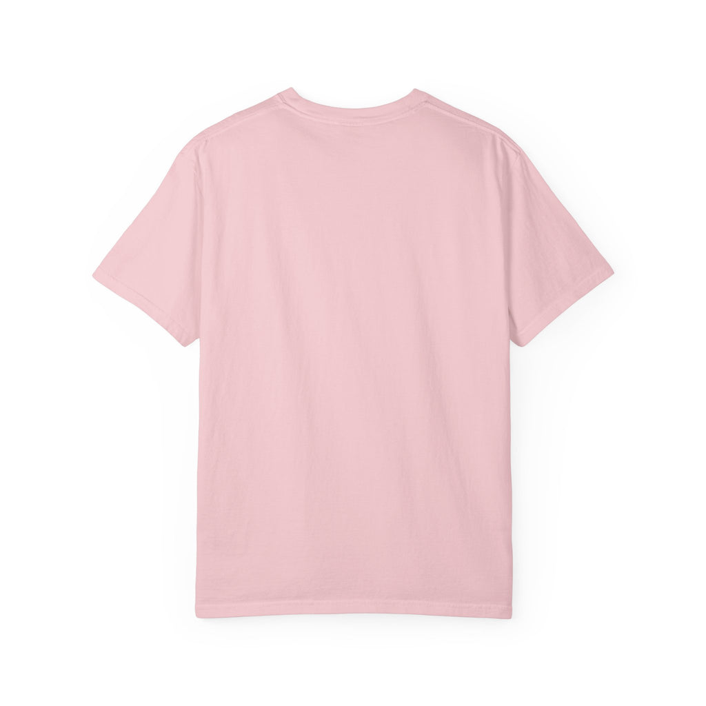 Good Vibes Unisex Garment-Dyed T-Shirt - Retro Cherry Design
