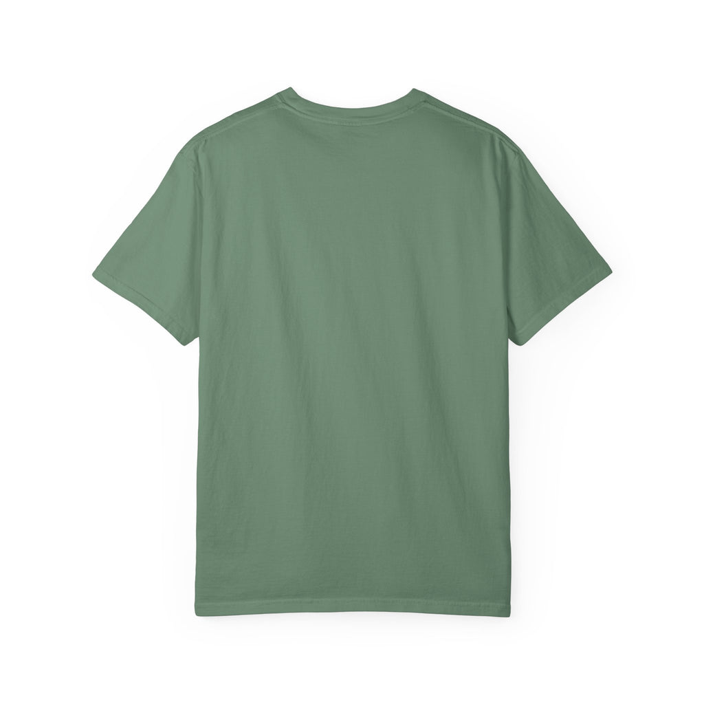 Good Vibes Unisex Garment-Dyed T-Shirt - Retro Cherry Design