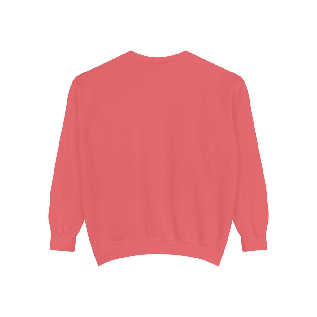 Cozy Unisex Garment-Dyed Sweatshirt with Unique Design, Casual Layering Piece, Perfect Gift for Holidays, Stylish and Comfortable