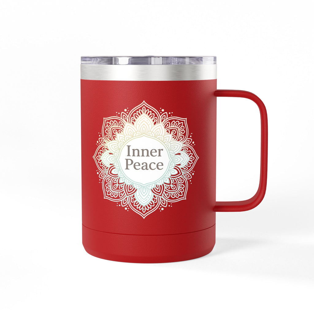 Inner Peace Coffee Mug Tumbler - 15oz | Relaxation & Mindfulness Gift